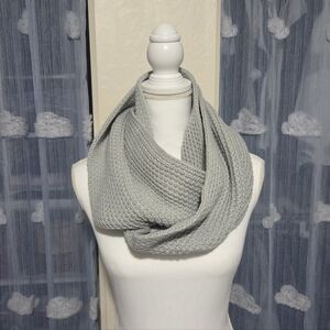 BCBGeneration Light Gray Knit Infinity Scarf